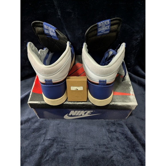 Nike Air Jordan 1 High OG Rare Air Deep Royal Blue 7Y / Women's 8.5 FD1437-100 - Picture 10 of 16